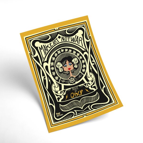 Lámina tributo a Obey Giant