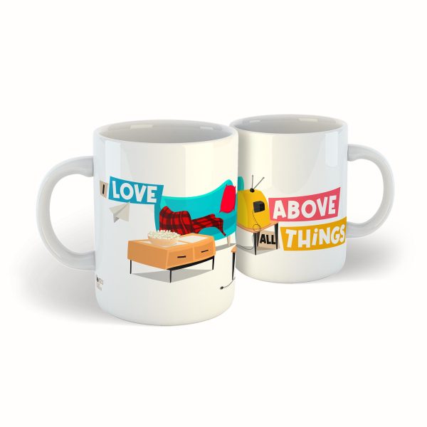 Taza "I Love TV Series..."